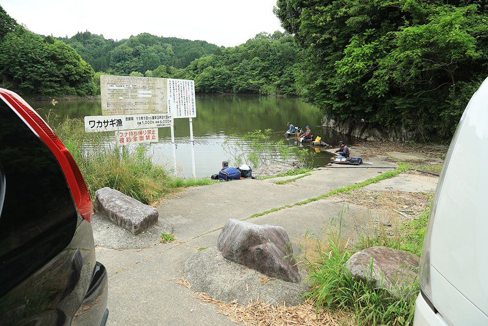 スロープのある駐車場は 3か所 布目ダムでボート釣りをしよう レンタルボートは無し 奈良 布目ダム バス釣り情報ブログ